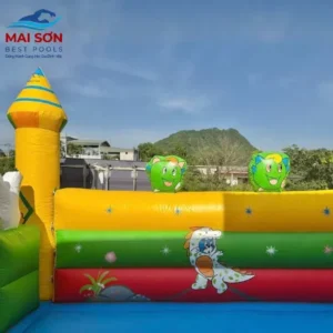 Nhà hơi mèo Tom kích thước 4x8m Mai Sơn Best Pools