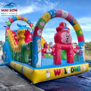 Nhà hơi cá mập kích thước 5x10m Mai Sơn Best Pools