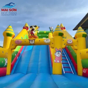 Nhà hơi mèo Tom kích thước 4x8m Mai Sơn Best Pools