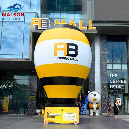 Khinh khí cầu quảng cáo bơm hơi