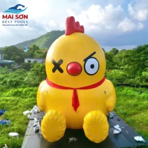 Mô Hình Linh Vật Gà Bơm Hơi Cao 9m Thương Hiệu Lotus Friend 7 Mô Hình Linh Vật Gà Bơm Hơi Cao 9m Của Thương Hiệu Lotus Friend