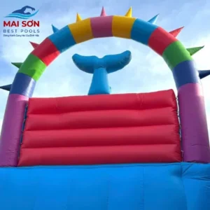 Nhà hơi cá mập kích thước 5x10m Mai Sơn Best Pools