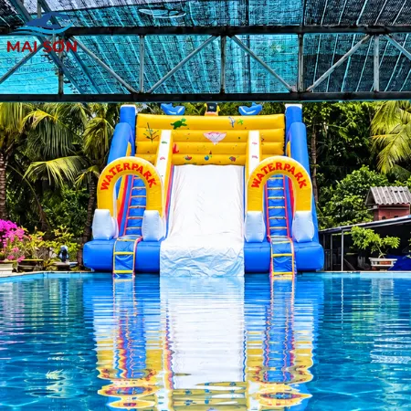 Nhà Hơi Trượt Nước Kích Thước 6x8m Mai Sơn Best Pools 10 Nhà hơi trượt nước kích thước 6x8m Mai Sơn Best Pools